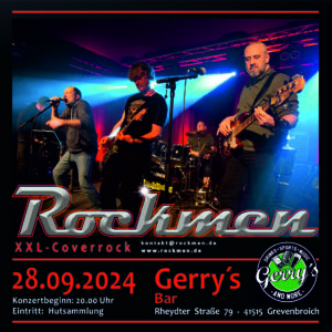 Mehr über den Artikel erfahren Die Rockmen ziehen weiter in Gerry´s Bar